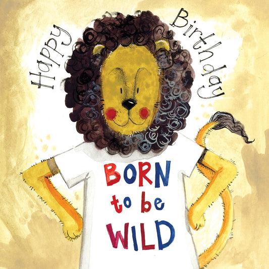 Lion Birthday Greeting Card