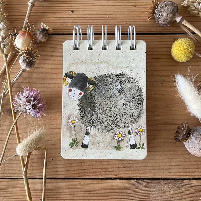Sheep Small Spiral Bound Notepad