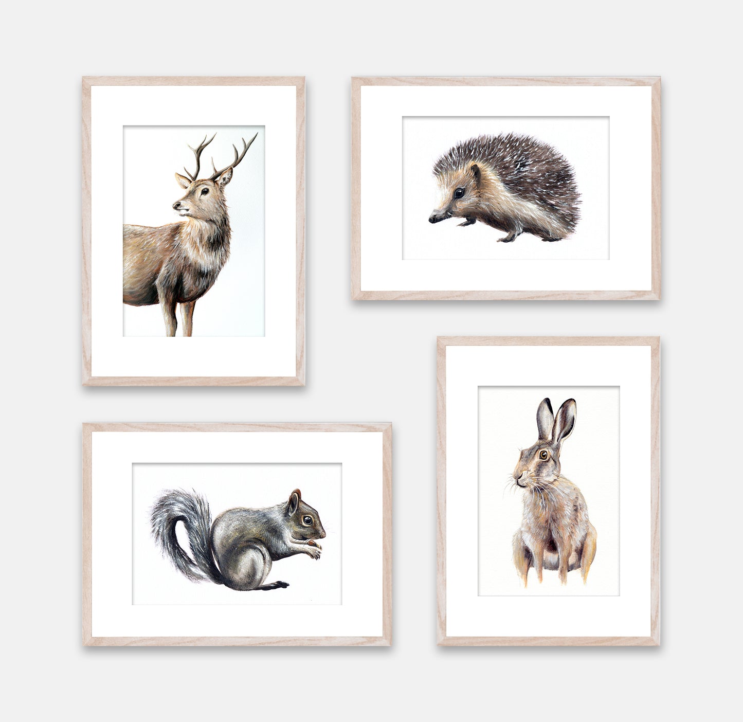 Set of 4 Wildlife Prints II
