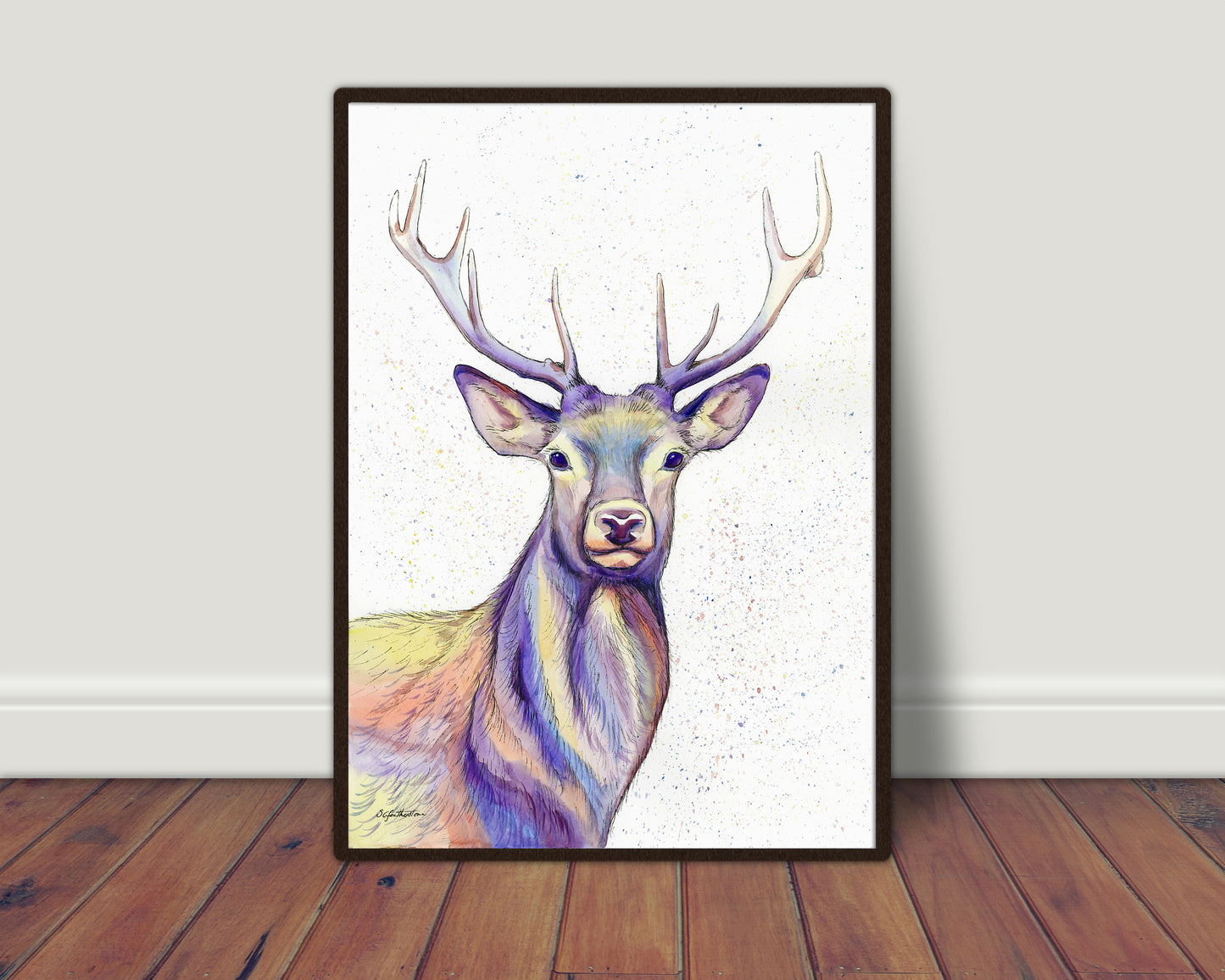 Stag Print A3
