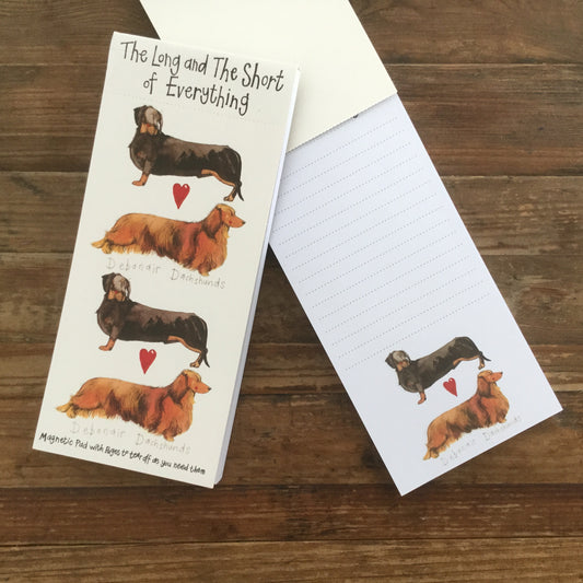 Dachshund Dog Magnetic To Do List
