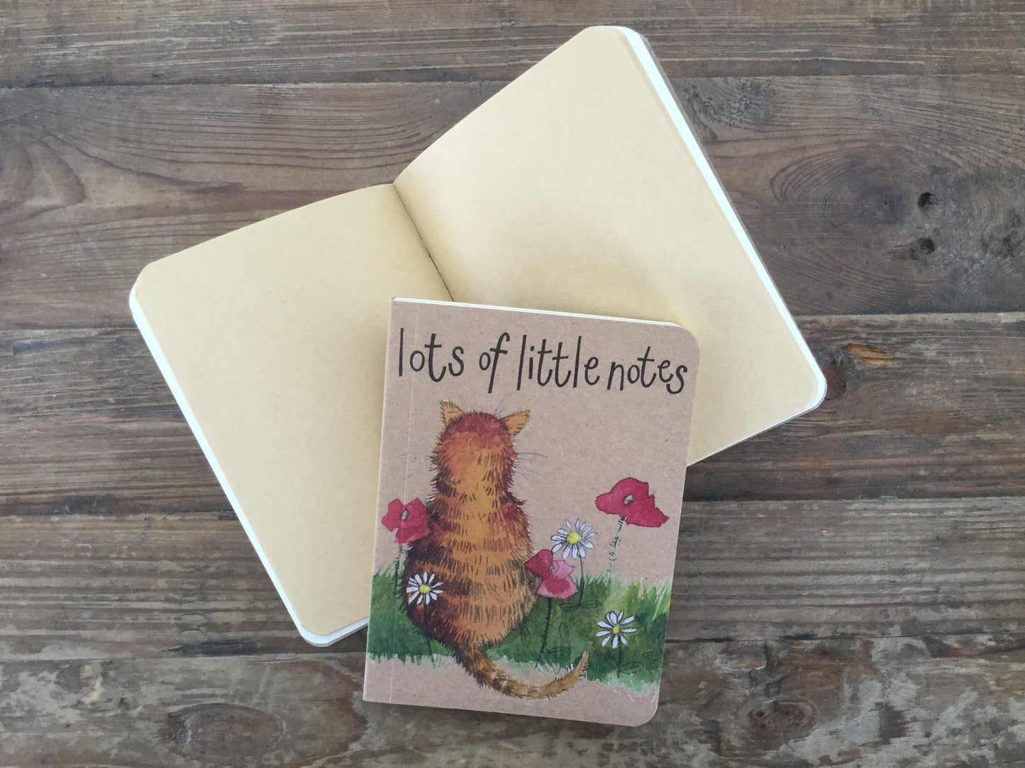 Cat Small Kraft Notebook