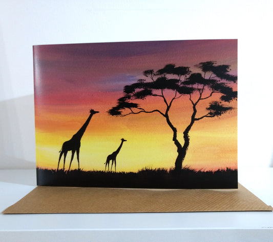Sunset Sky Greeting Card