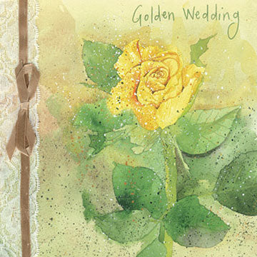 Golden Wedding Card