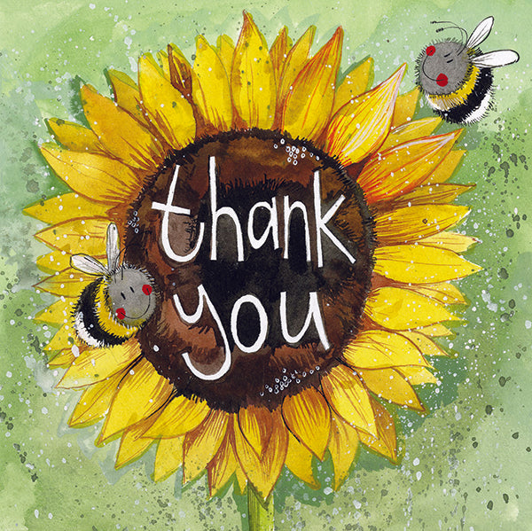 Thank You Sunflower Card