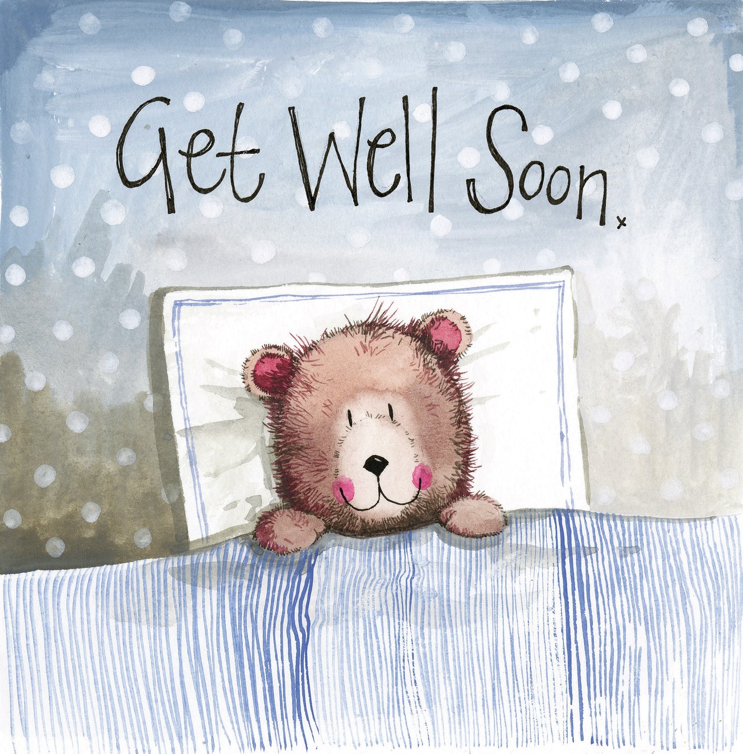 Get Well Soon Bear Card