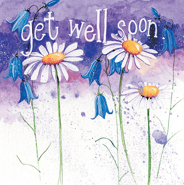Get Well Soon Flowers Card