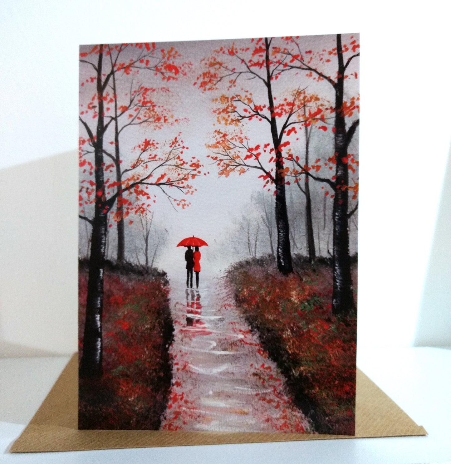 Autumn Walk Greeting Card