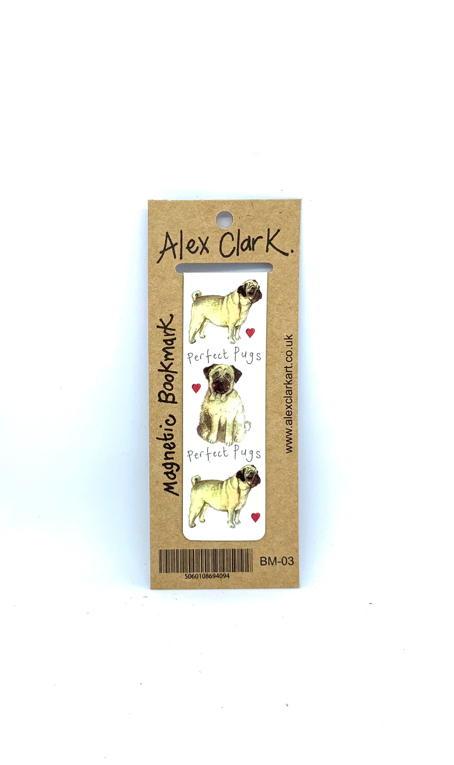 Perfect Pugs Dog Magnetic Bookmark