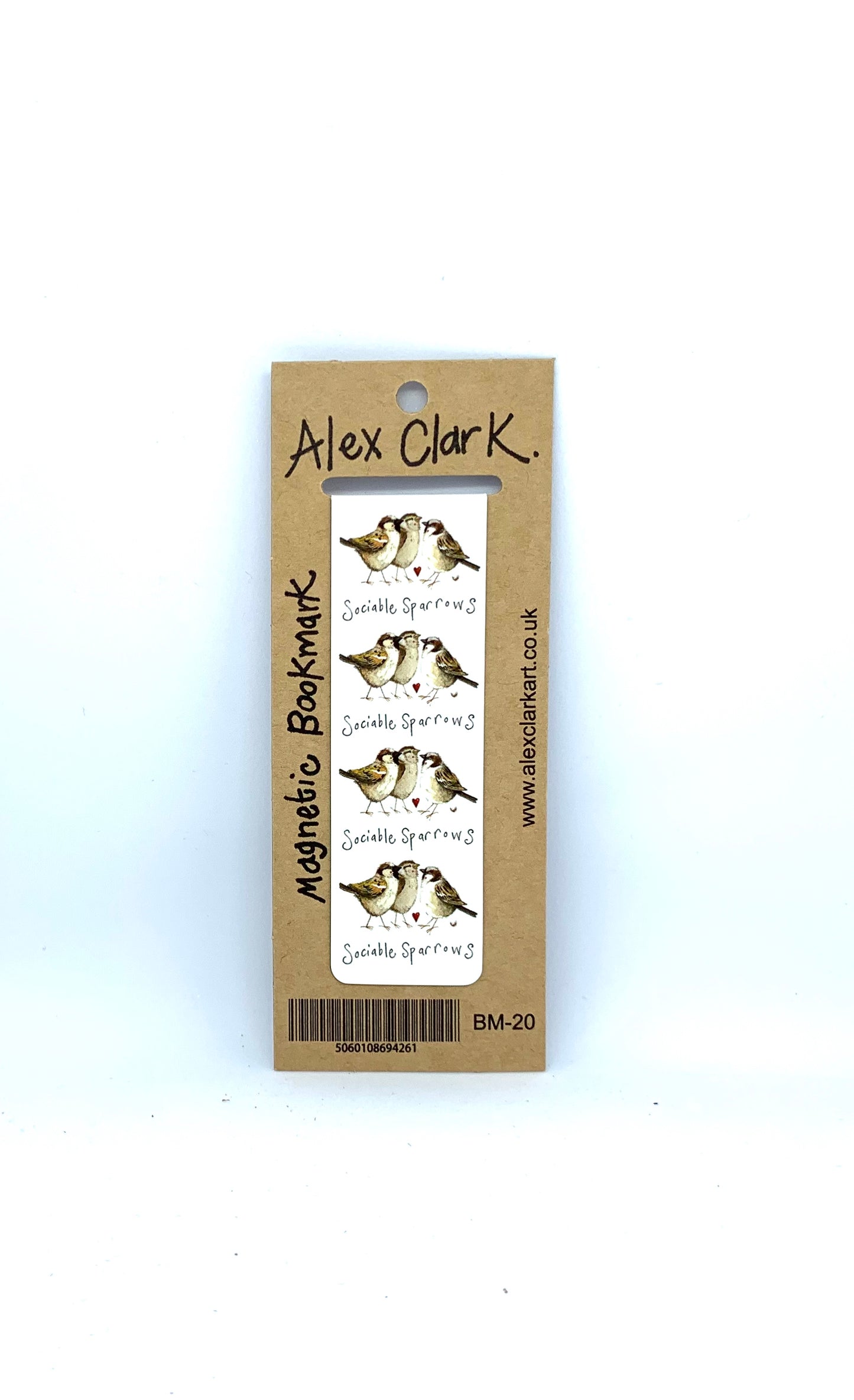 Sociable Sparrows Birds Magnetic Bookmark