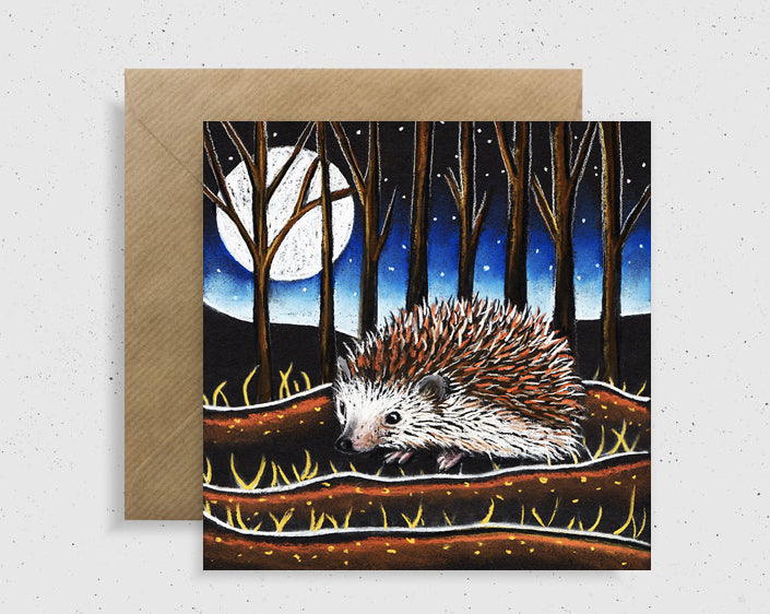 Hedgehog Greeting Card