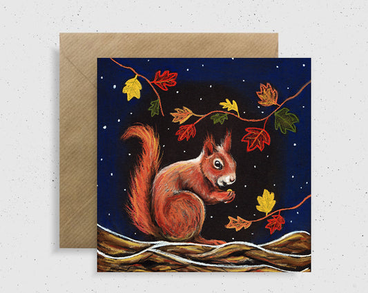 Squirrel Greeting Card
