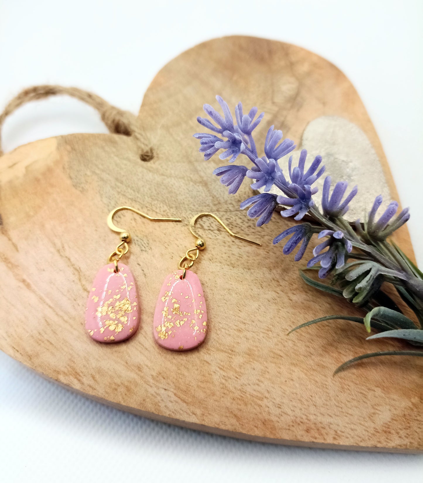 Sparkle Gold Leaf Earrings