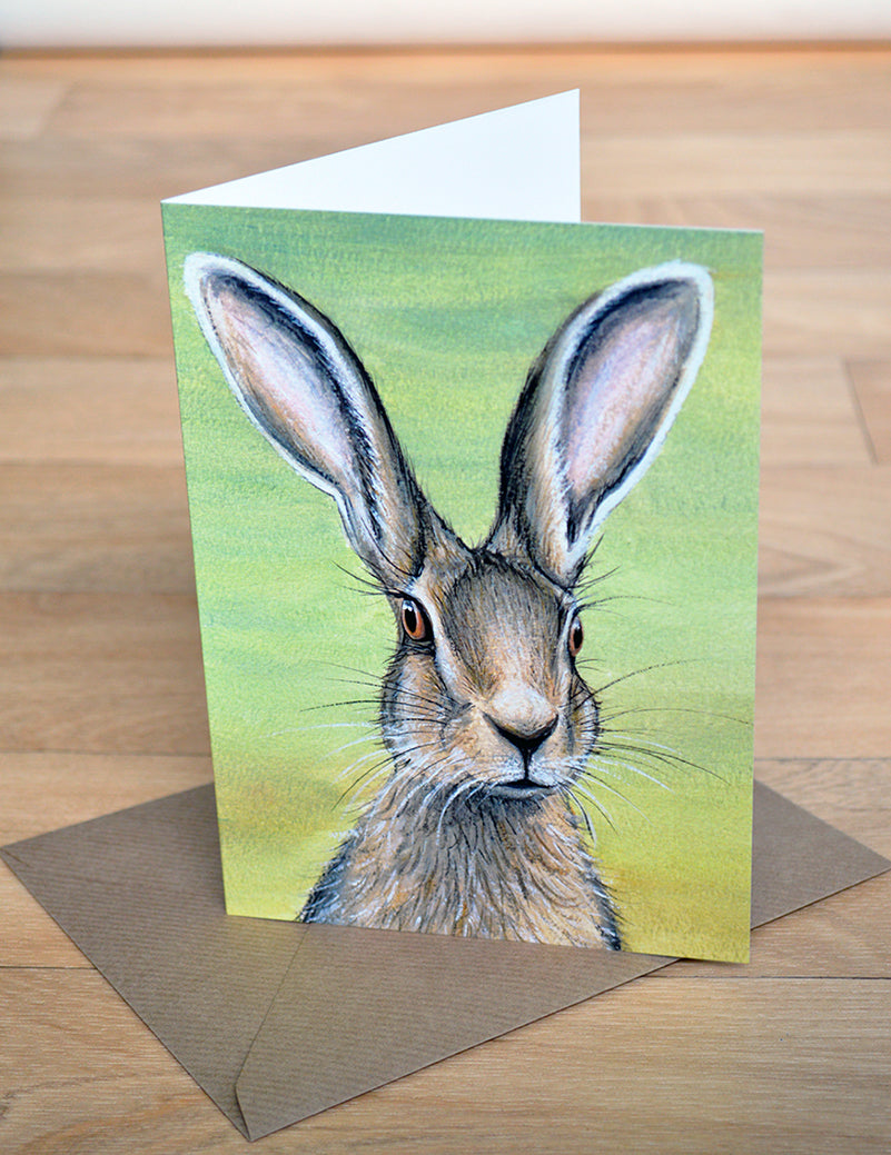 Hare Greeting Card