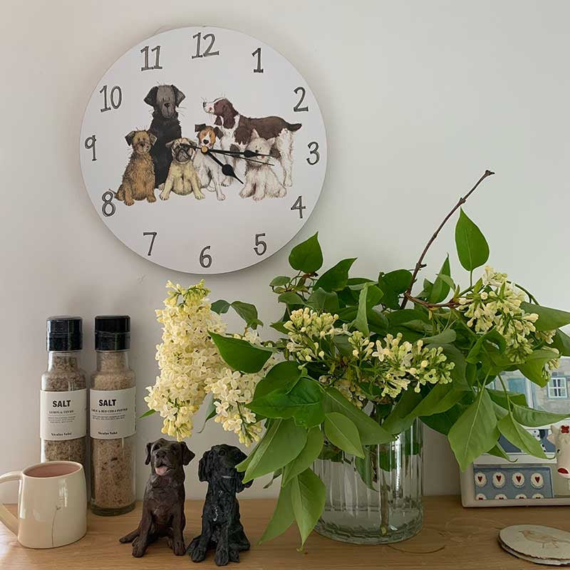 Clock - Delightful Dogs