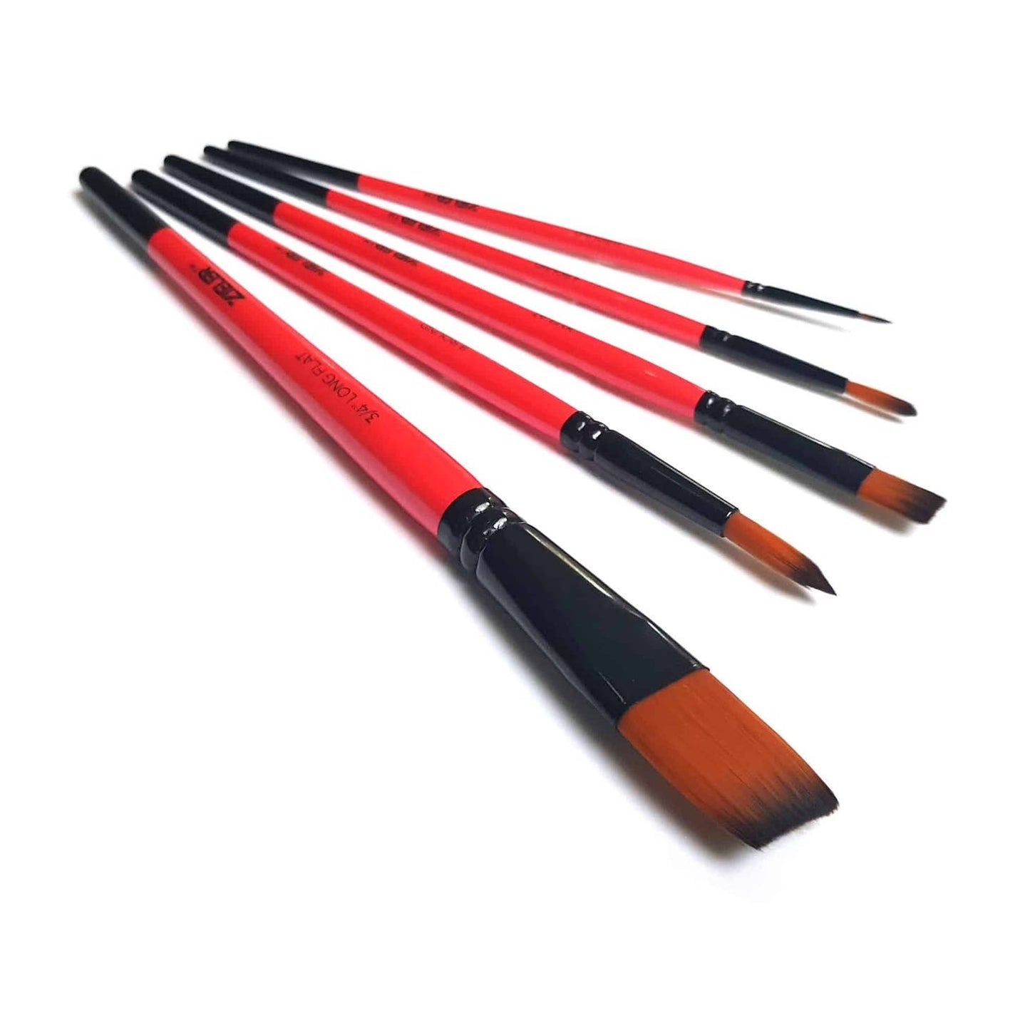 Premium Acrylic and Oil Brush Wallet (Set of 5) - by Zieler