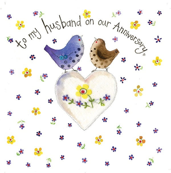 Wedding Anniversary Husband Greeting Card