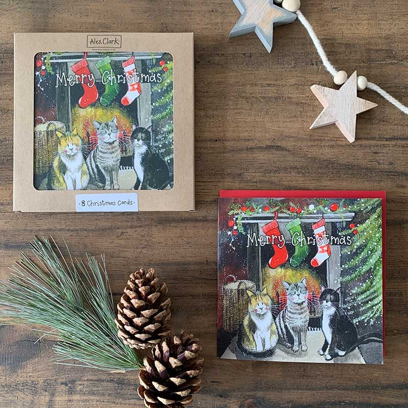 Christmas Cats Boxed Cards