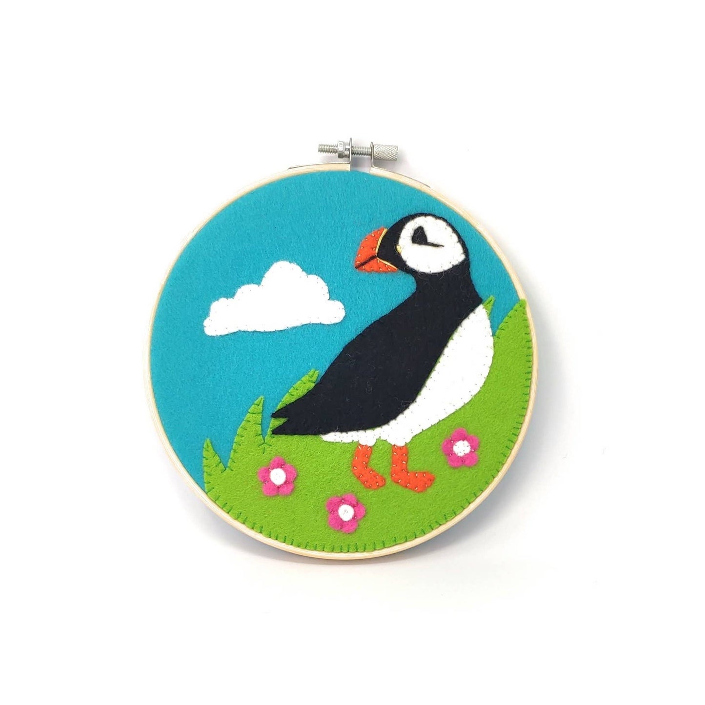 Scottish Puffin Felt Appliqué Craft Kit