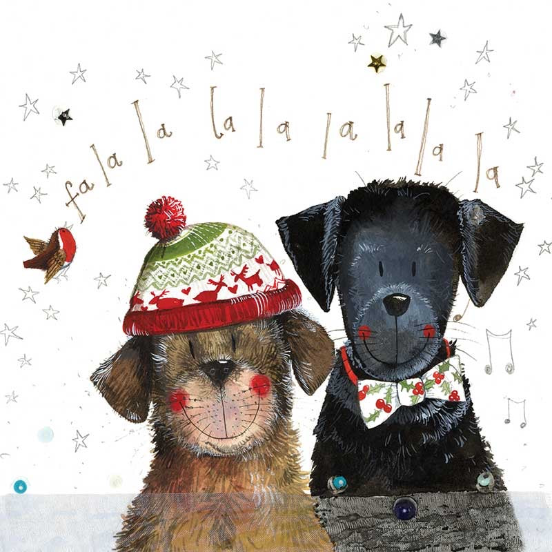 Dogs Christmas Card