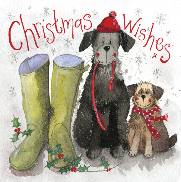 Winter Wellies Card Pack