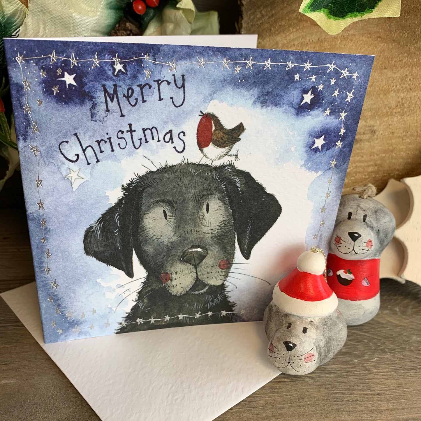 Christmas Dog Christmas Card