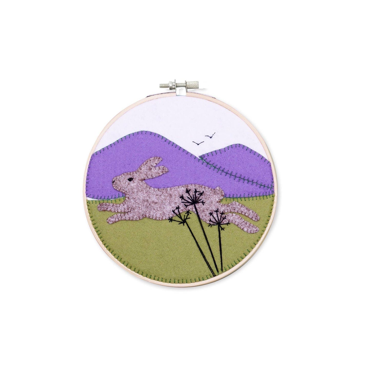 Running Hare Felt Appliqué Craft Kit