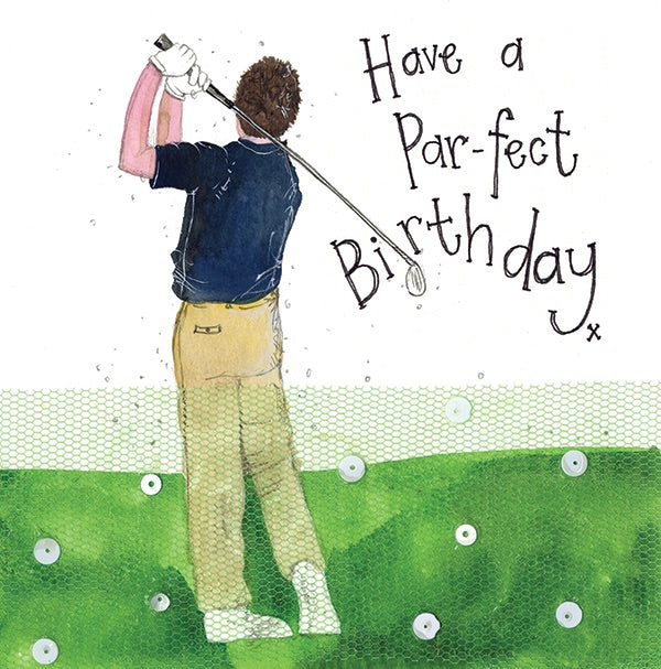 Golf Birthday Greeting Card
