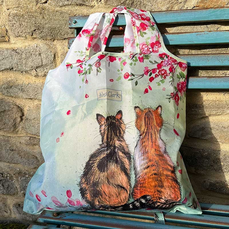 Shopping Bag - Cats & Blossom