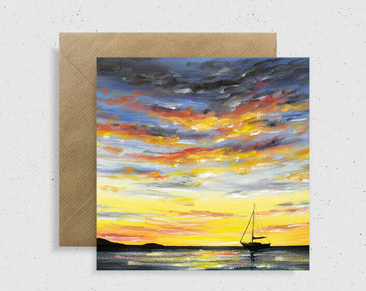Sunset Sky Greeting Card
