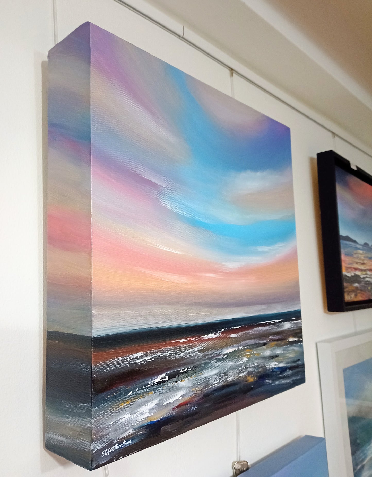 Chunky Seascape Canvas