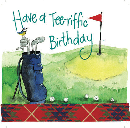 Golf Birthday Greeting Card