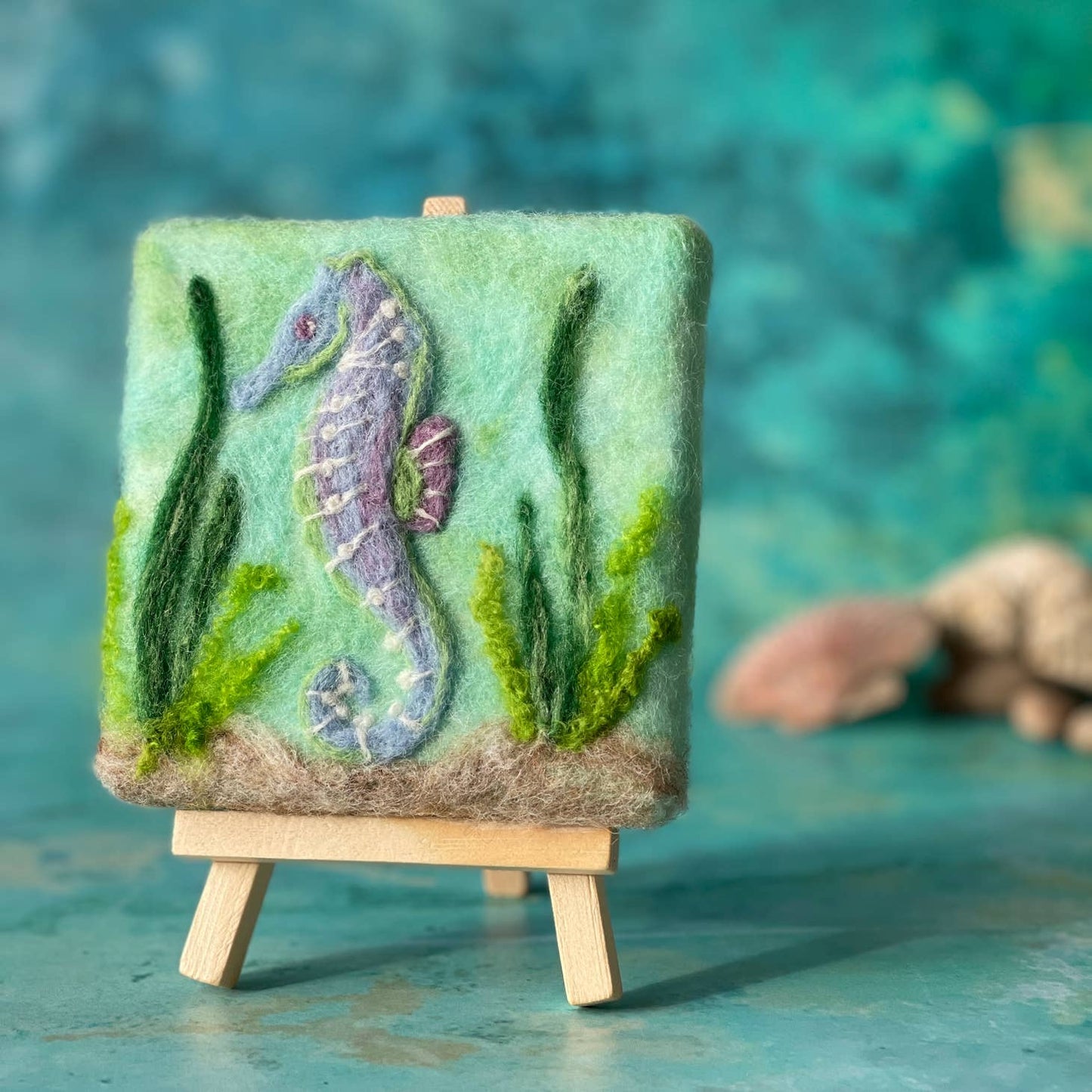Seahorse Needle Felting Craft Kit Mini Masterpiece