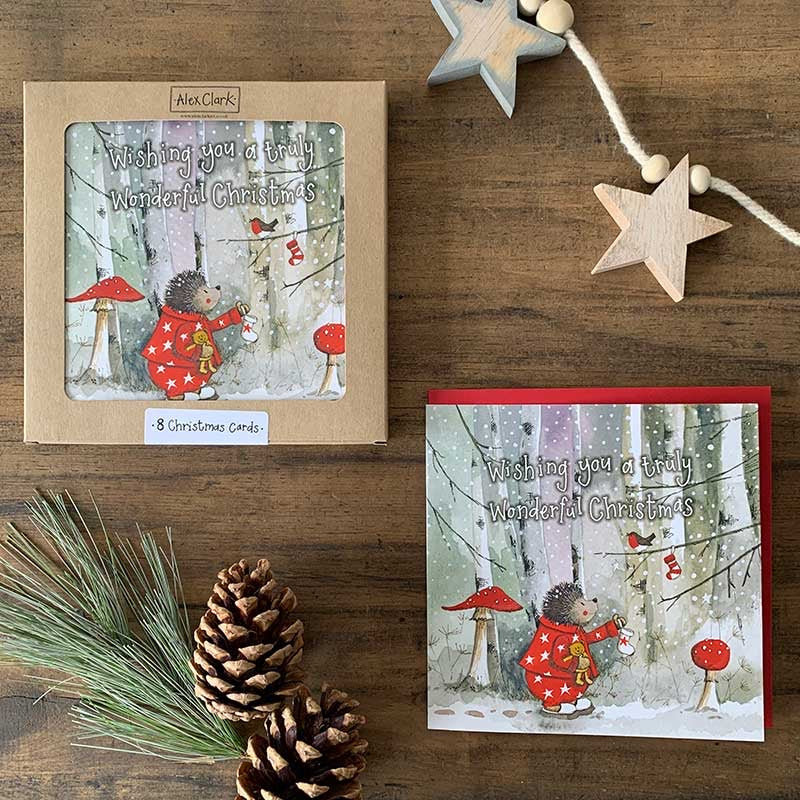 Christmas Hedgehog Boxed Cards