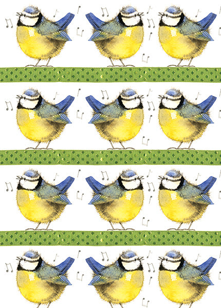 Blue Tits - Loose Sheet Gift Wrap