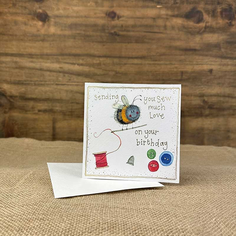 Sewing Bee Greeting Card