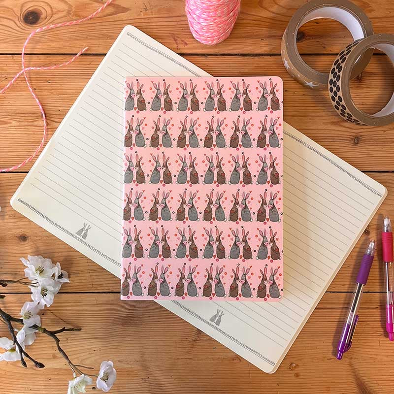 Beautiful Bunnies Large Soft Notebook