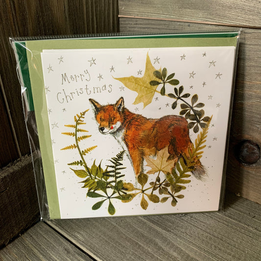 Fox Foliage Christmas Card Pack