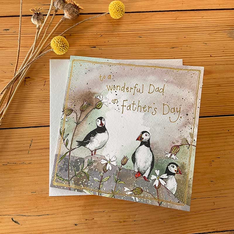 Puffins Father’s Day Card