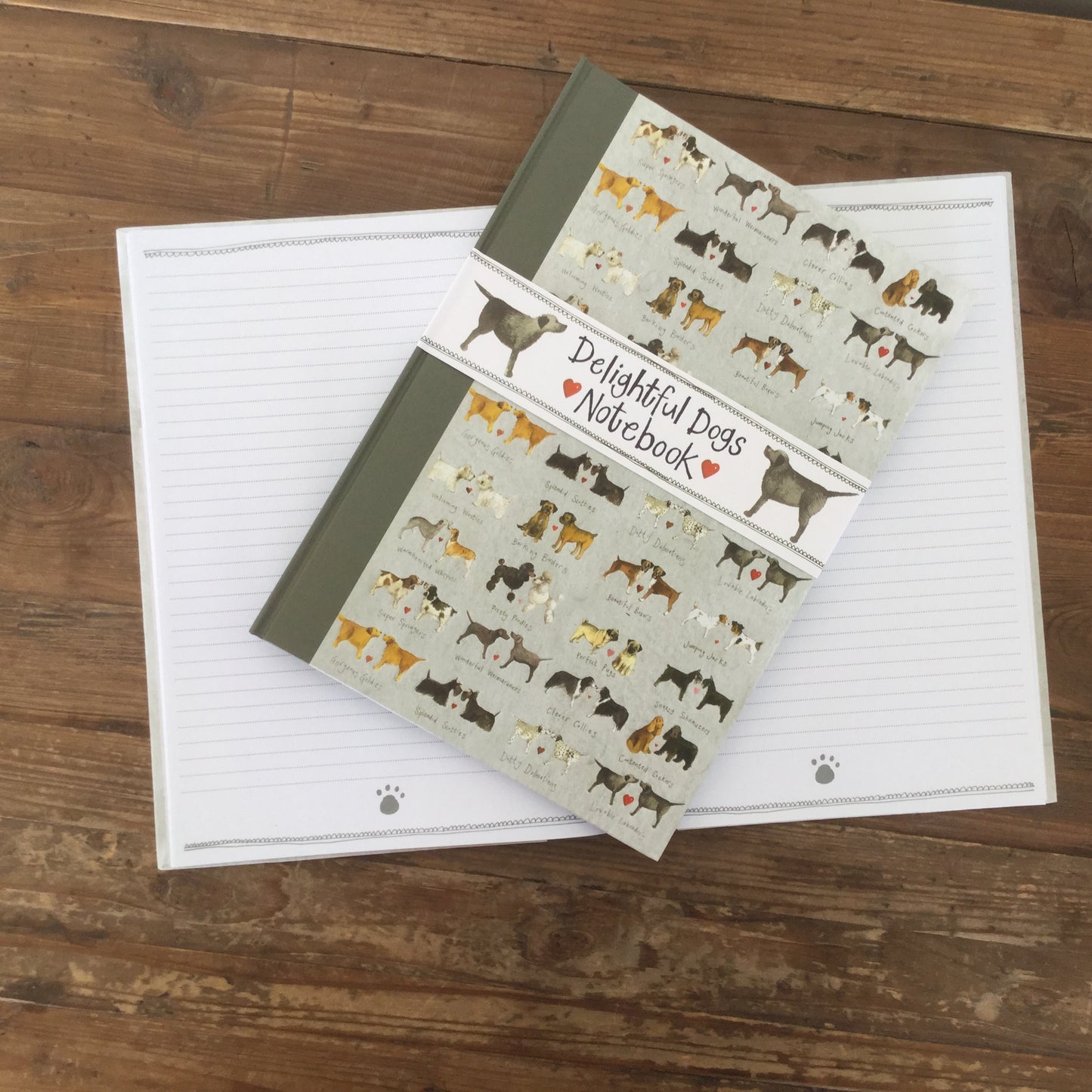 Delightful Dogs Large Hardback Journal