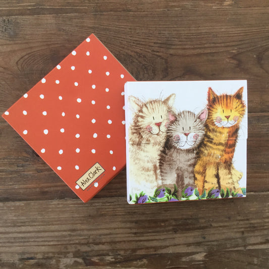 Three Amigos Cat Mini Magnetic Notepad