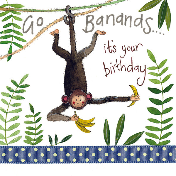 Go Bananas Birthday Card