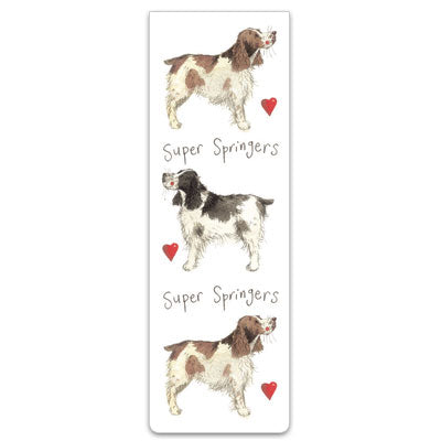 Super Springers Dog Magnetic Bookmark