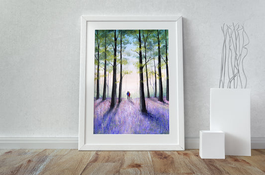 Bluebell Wood - A3 Print