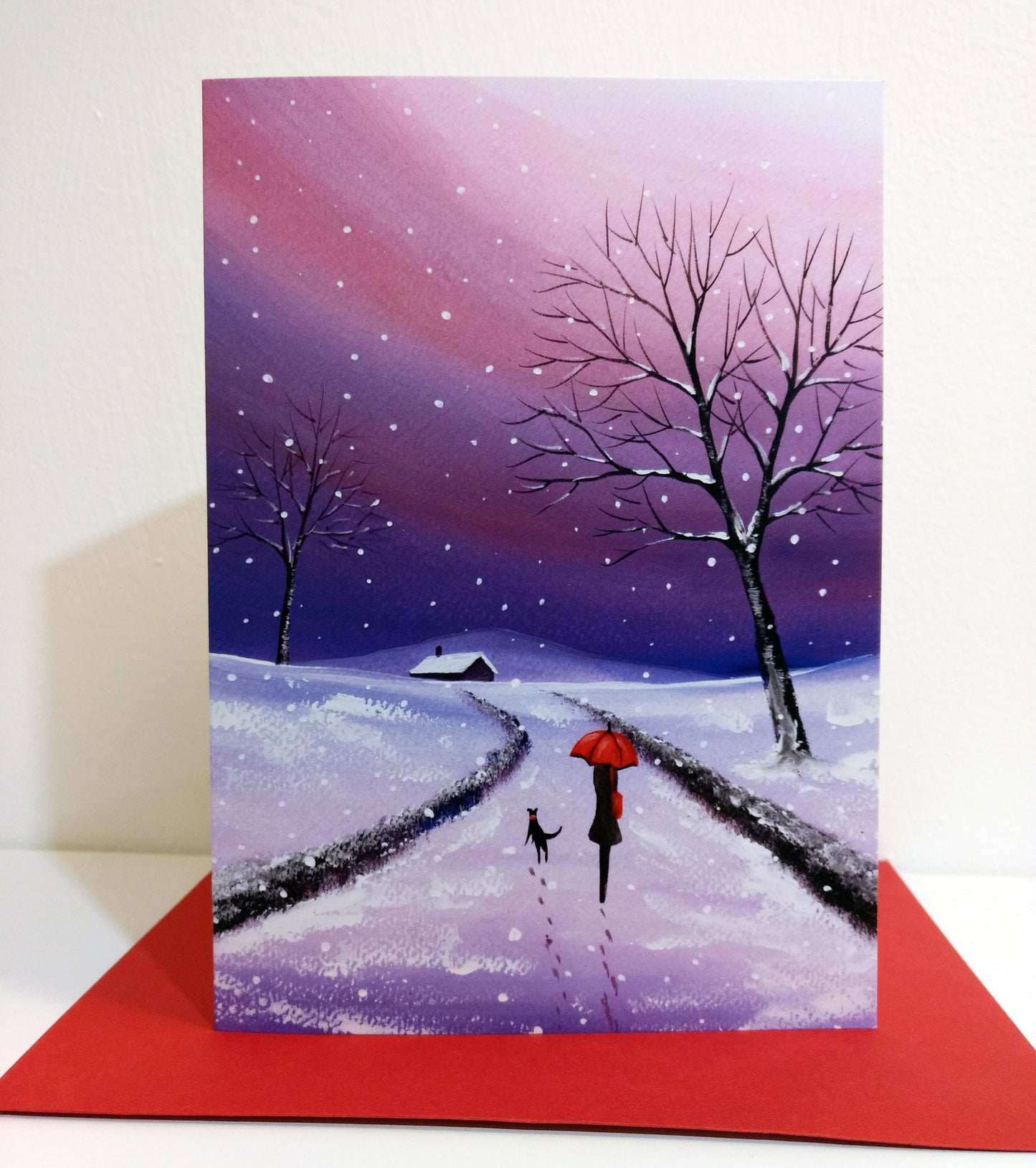 Winter Snow Greeting Card