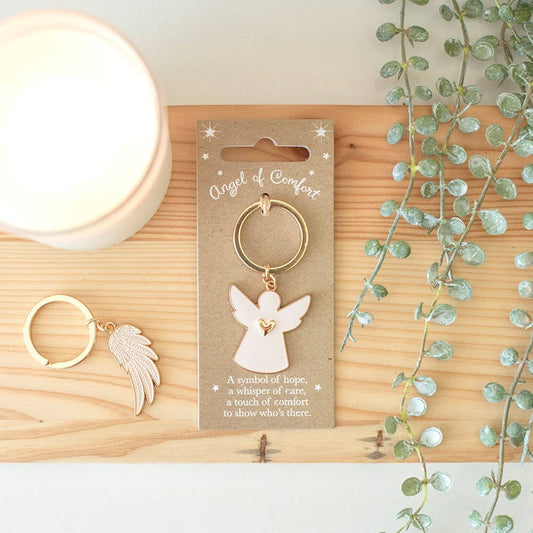 Angel of Comfort Keyring