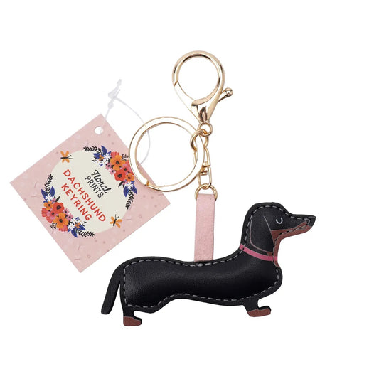 Dachshund Pu Keyring