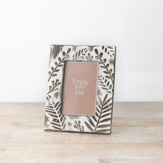 Leaf Design Photo Frame, 22cm