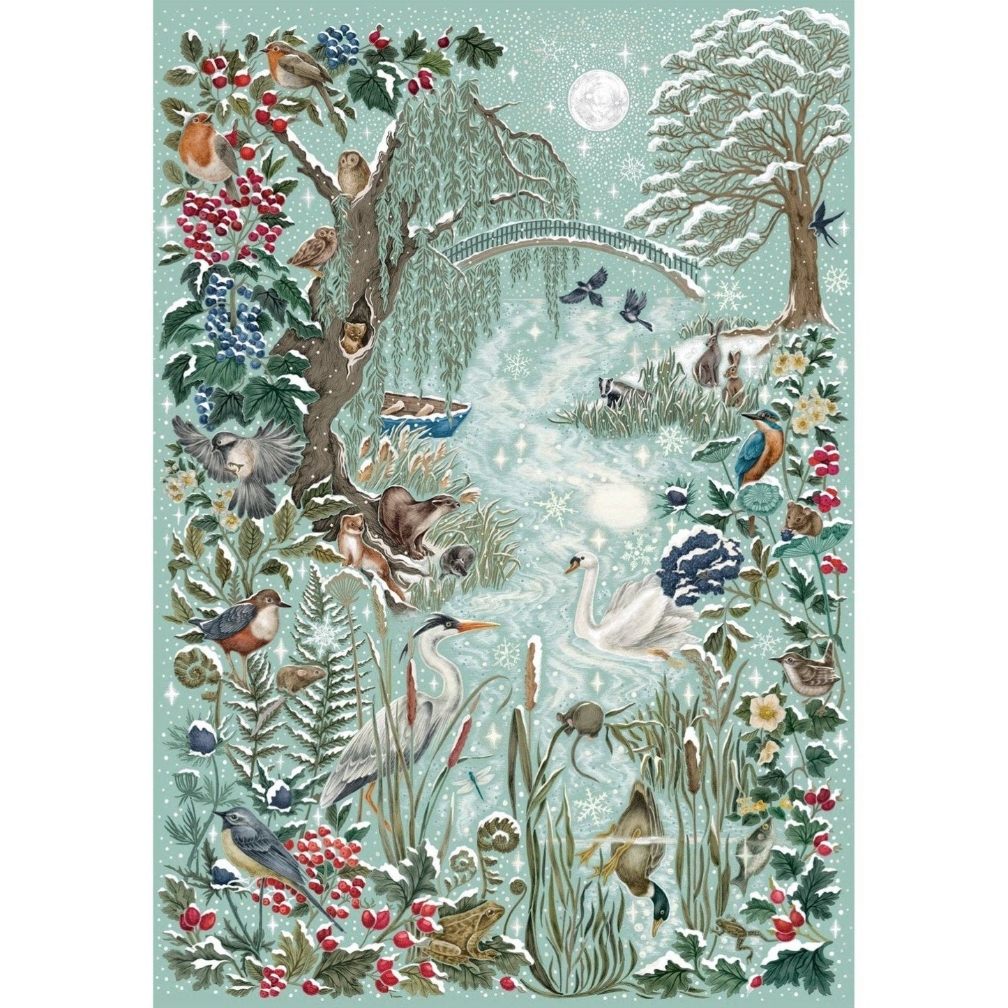 The Art File: Frosted River 1000 Piece Jigsaw Puzzle