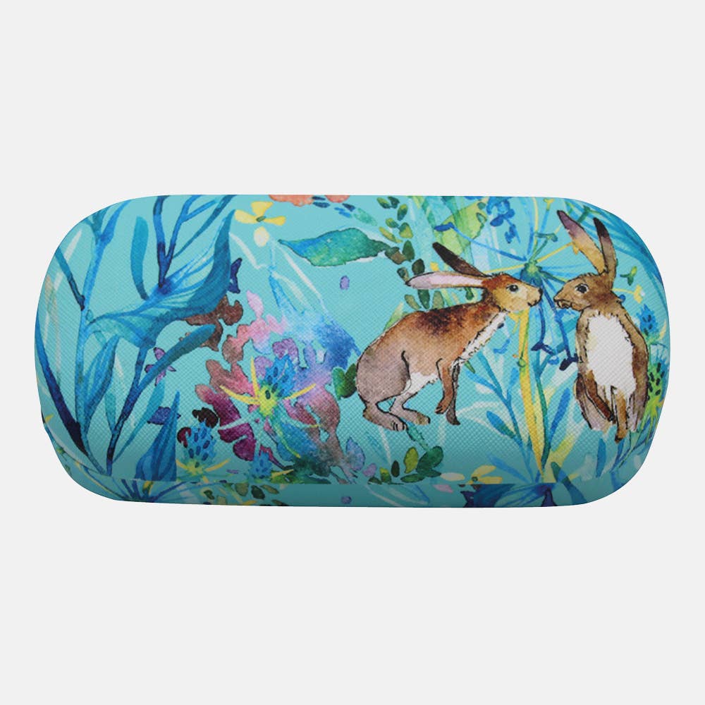 Glasses Case - Kissing Hares